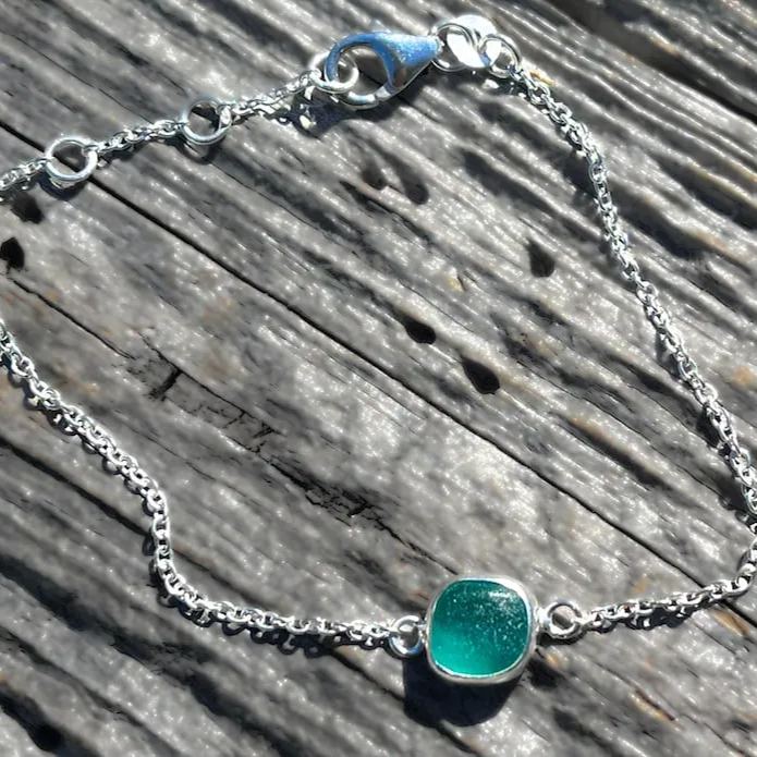 Sea Glass Bracelet for Mom 