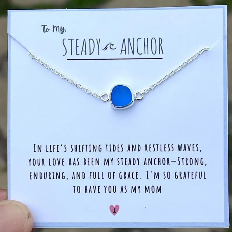 Sea Glass Bracelet for Mom 