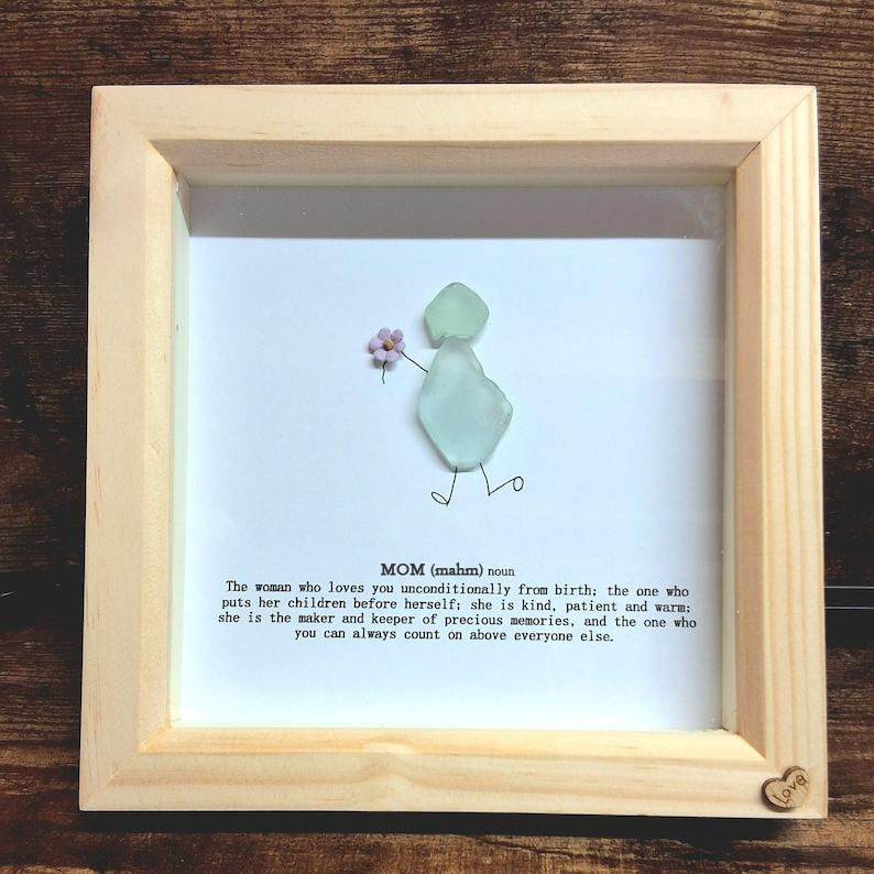 Mum seaglass picture