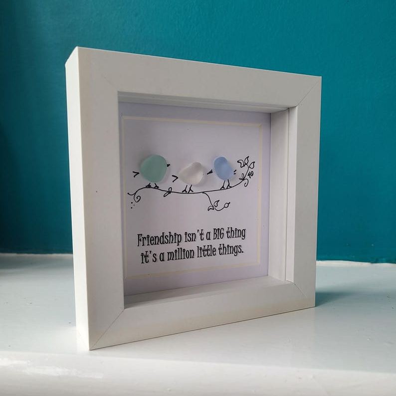 Friendship sea glass picture