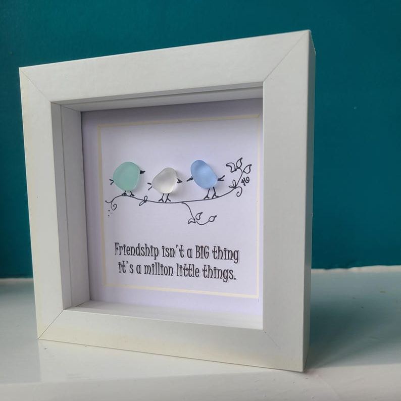 Friendship sea glass picture