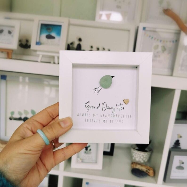 Sea Glass Granddaughter Art