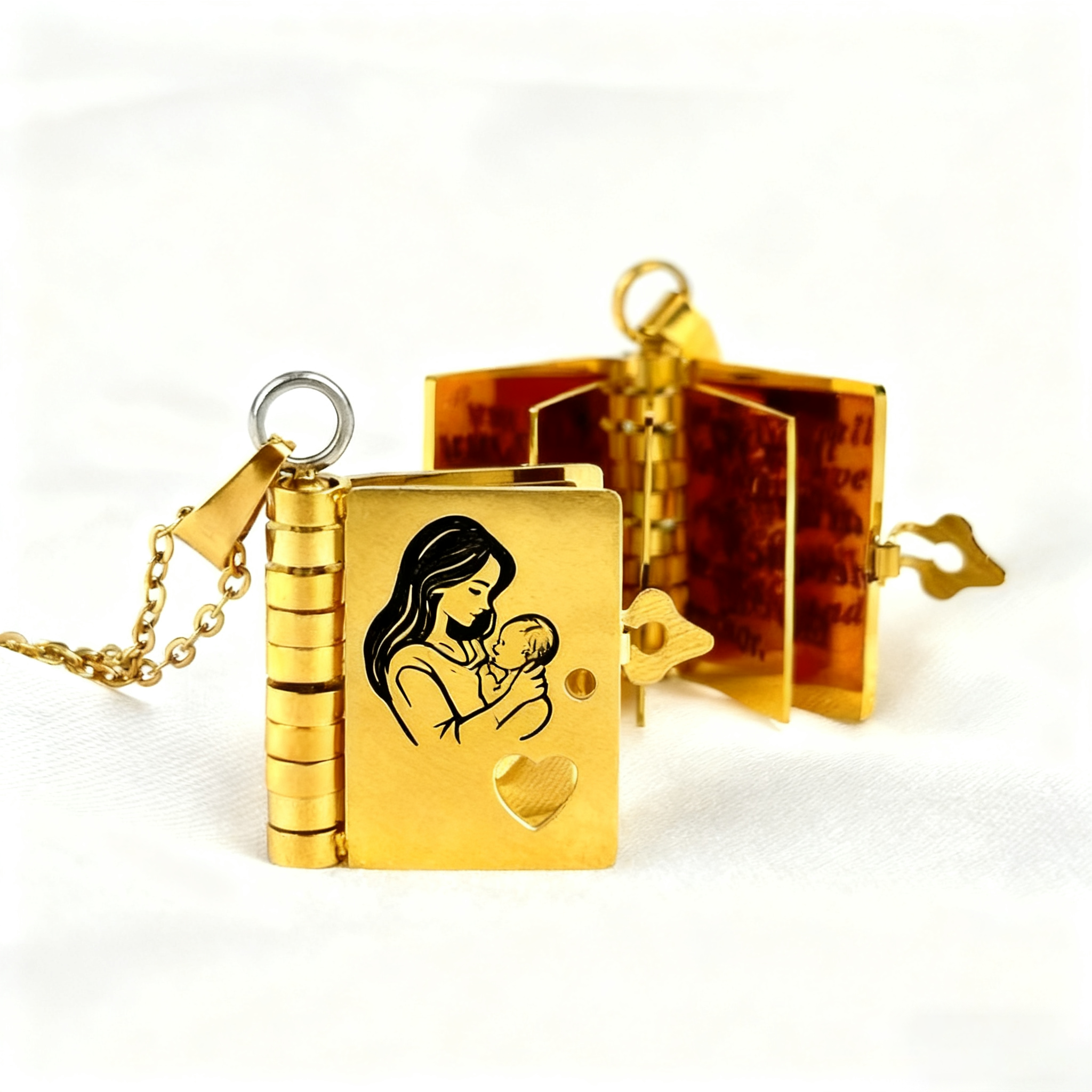 For Mom - My Perfect Mom Book Necklace