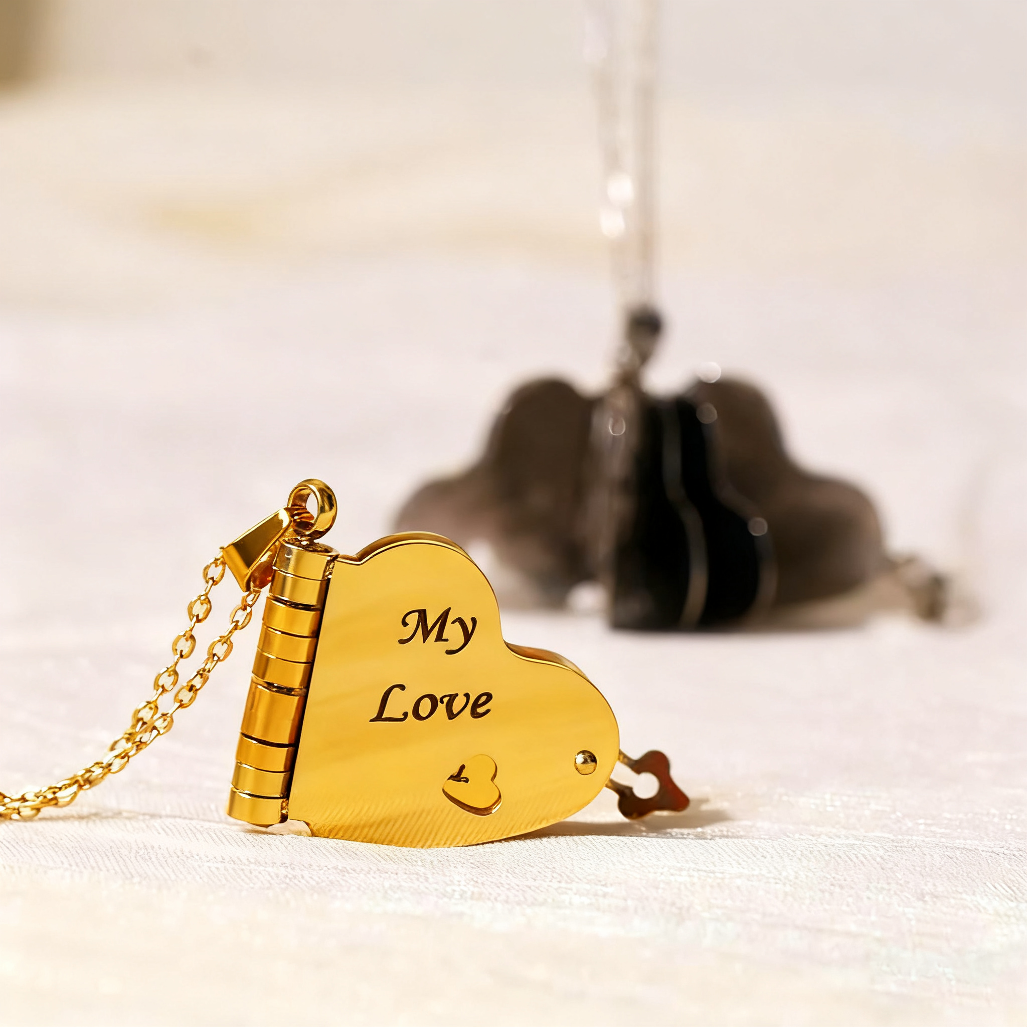My Love Heart Book Necklace - Meaningful Gift