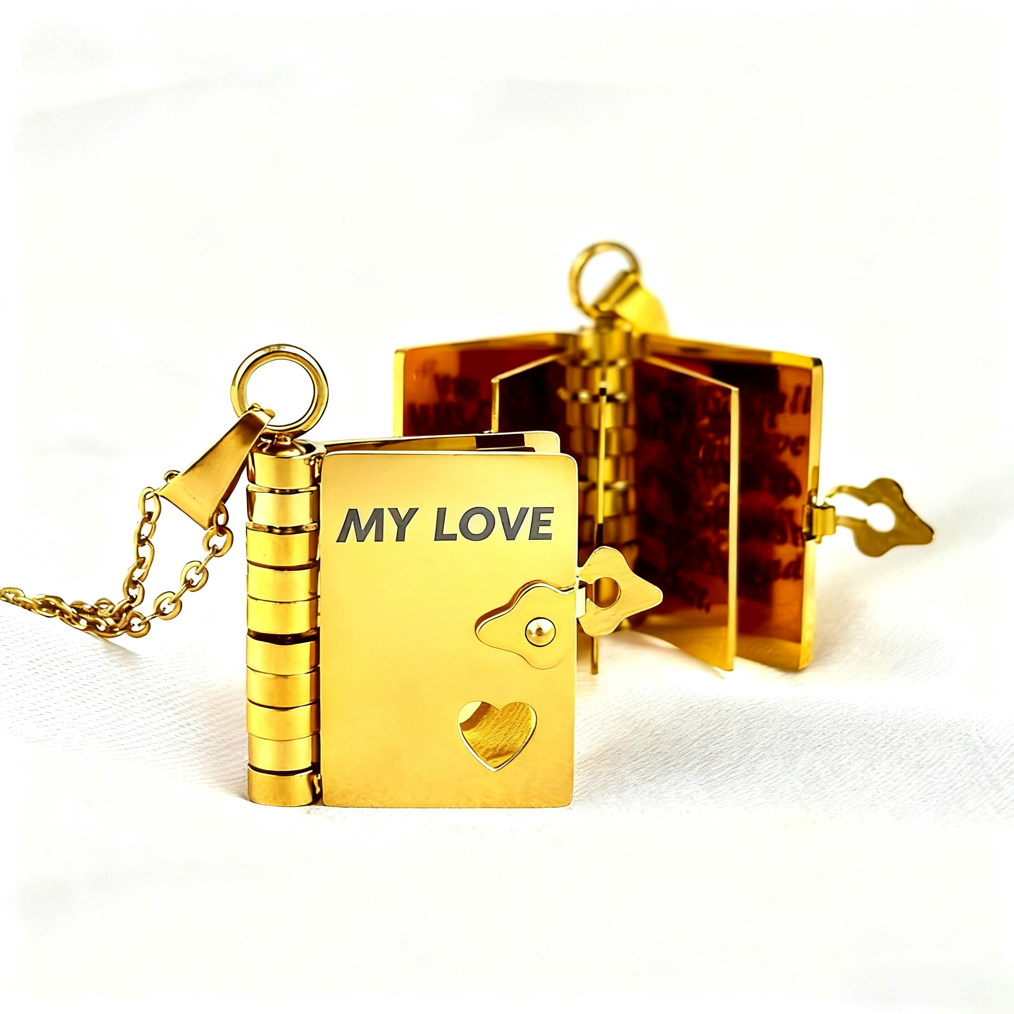 For love - My love book necklace