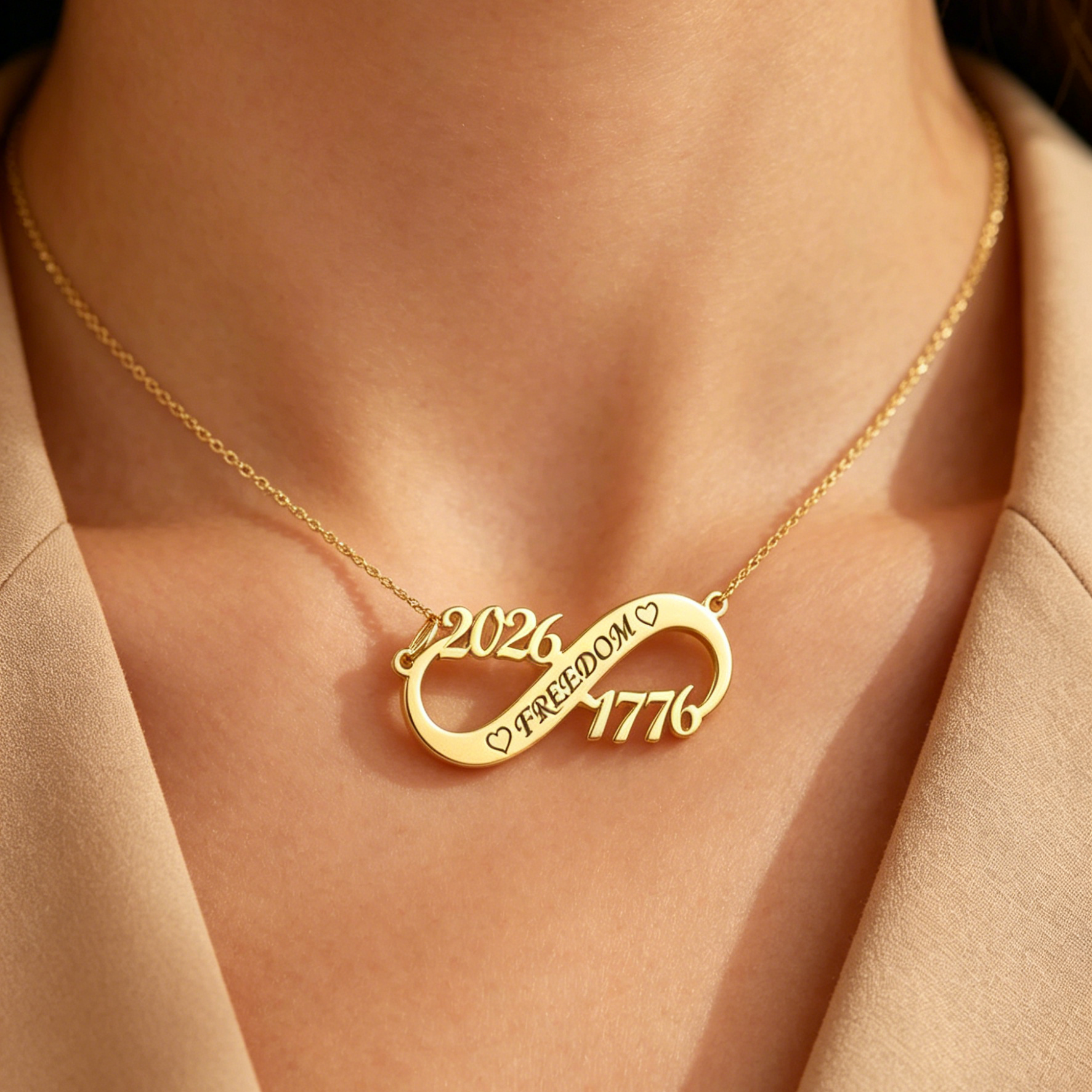 250th Anniversary Infinity Necklaces