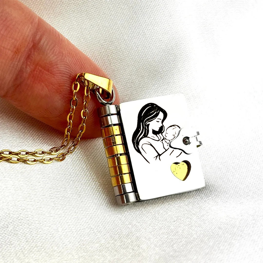 For Mom - My Perfect Mom Book Necklace