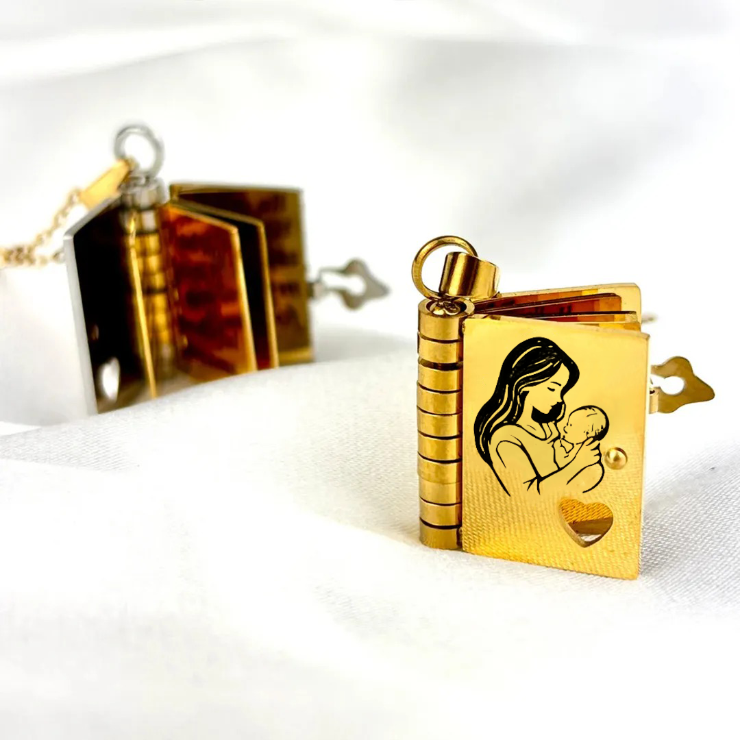 For Mom - My Perfect Mom Book Necklace