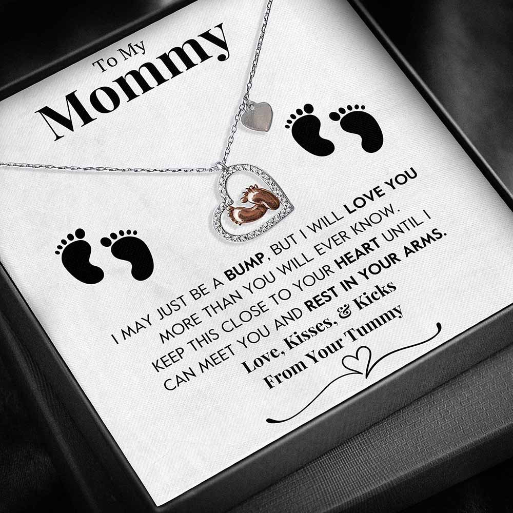 Gift for Mommy "Rest In Your Arms" Necklace