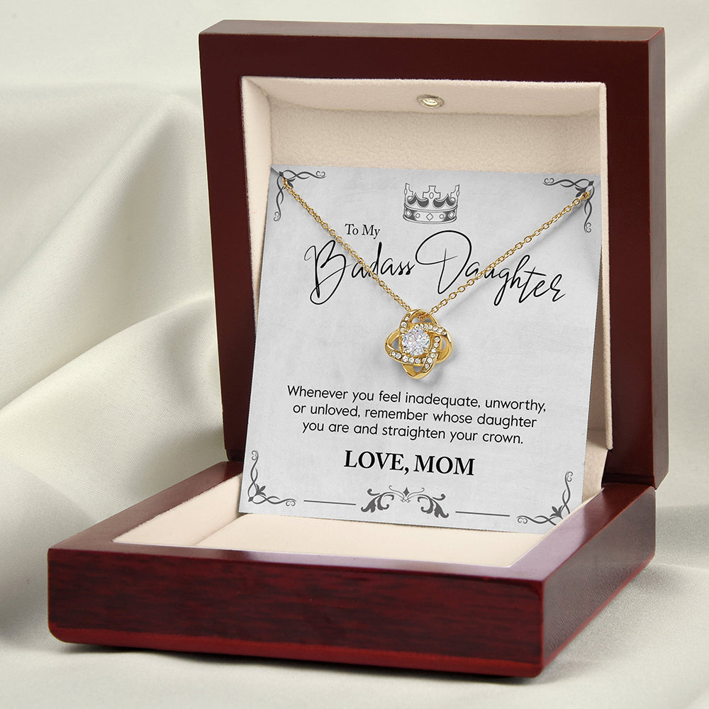 Gift for Daughter "Straighten Your Crown" Necklace