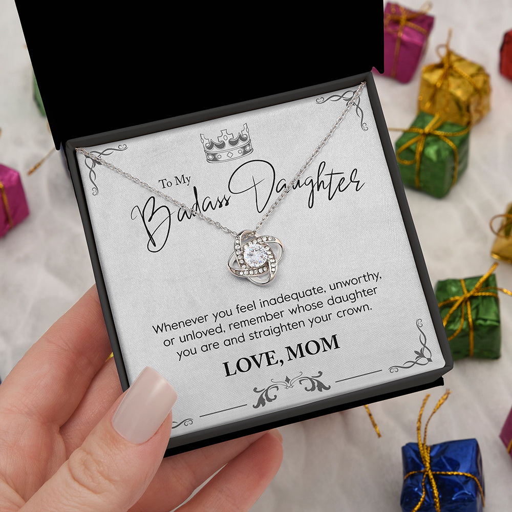 Gift for Daughter "Straighten Your Crown" Necklace