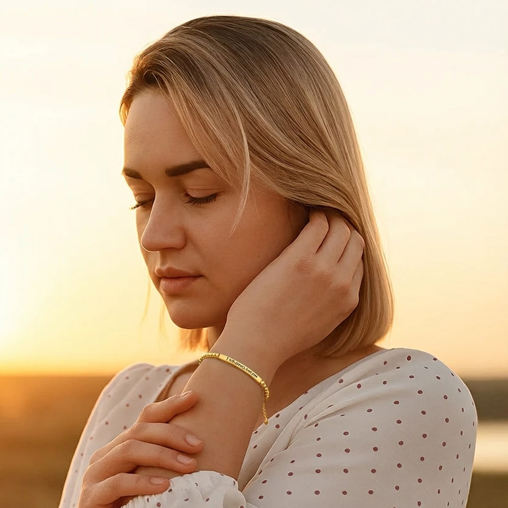 To my Queen - Faith Bracelet