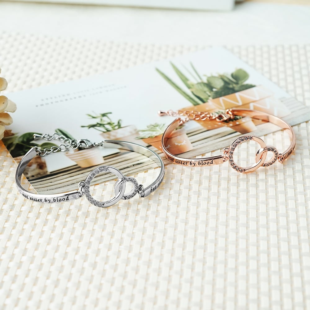 To My Best Friend - 'Sisters By Heart' Bracelet