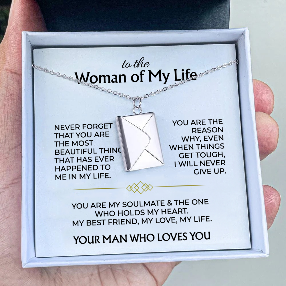 Woman of my Life - Love Letter Necklace