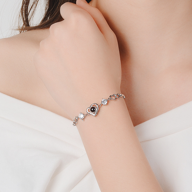 100 LANGUAGES "I LOVE YOU" RING, Necklace,Bracelets
