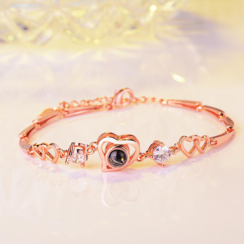 100 LANGUAGES "I LOVE YOU" RING, Necklace,Bracelets