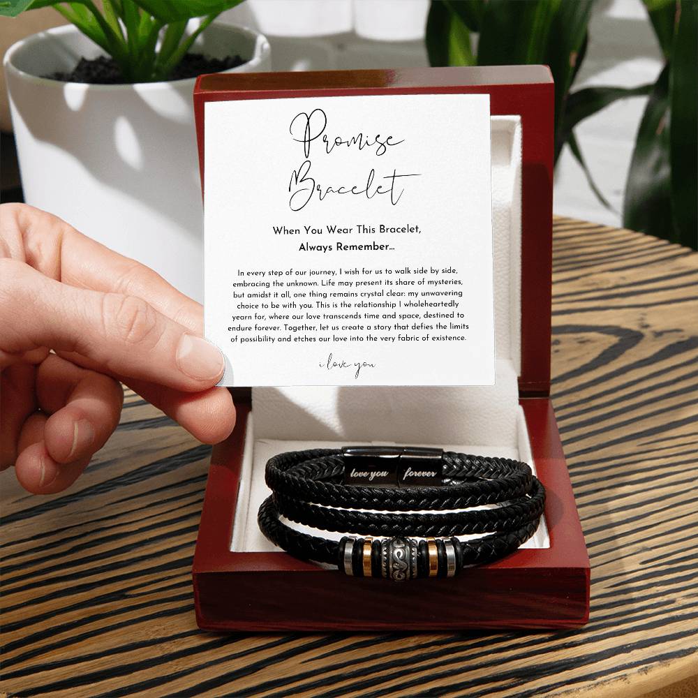 Promise Bracelet For Him | Heartfelt
