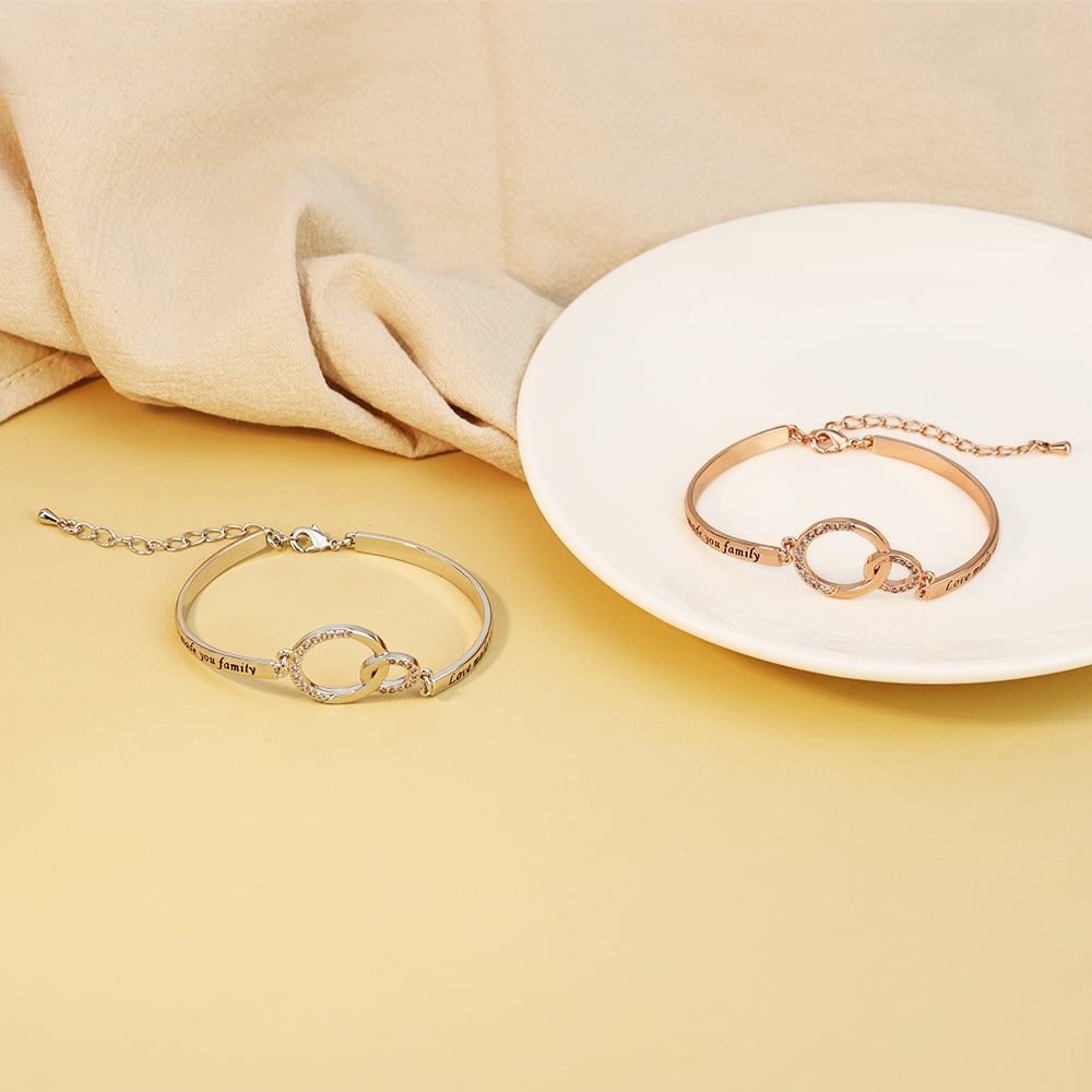 To My Best Friend - 'Sisters By Heart' Bracelet