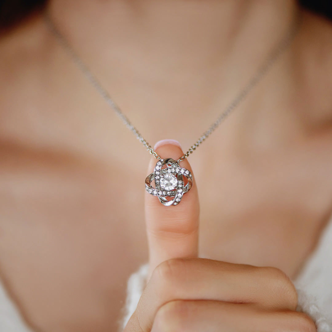 Mum Thank You So Much For Everything Your Are - Love Knot Necklace