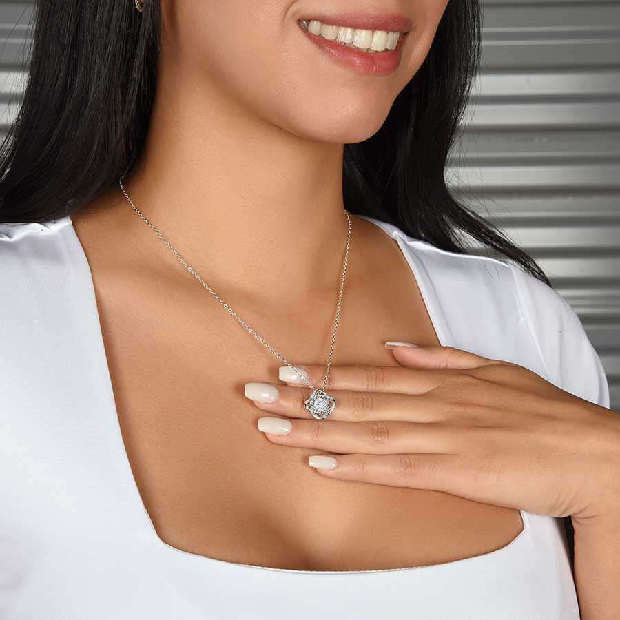 Mum Thank You So Much For Everything Your Are - Love Knot Necklace