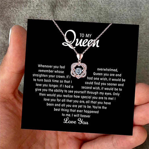 To my Queen - Infinity - Rose Gold