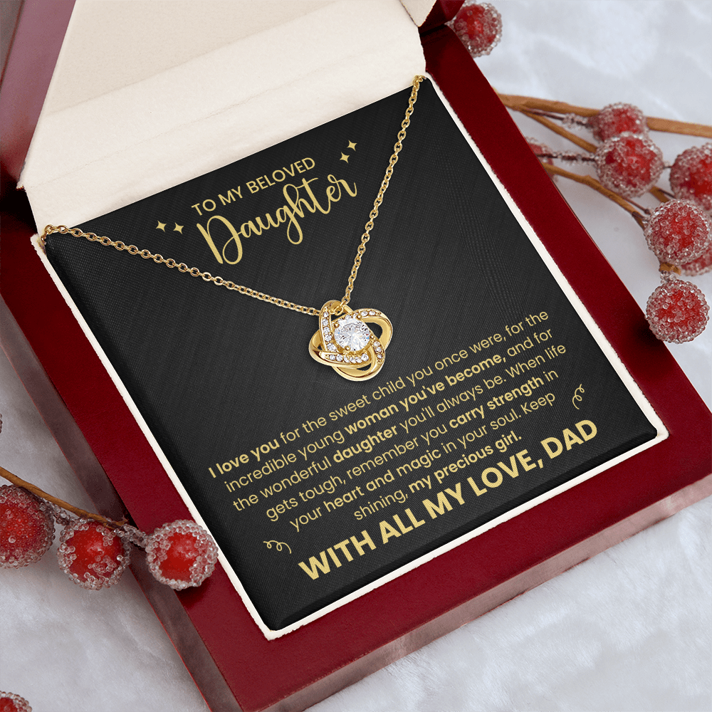 I Love You For The Sweet Child You Once Were - Necklace for Daughter