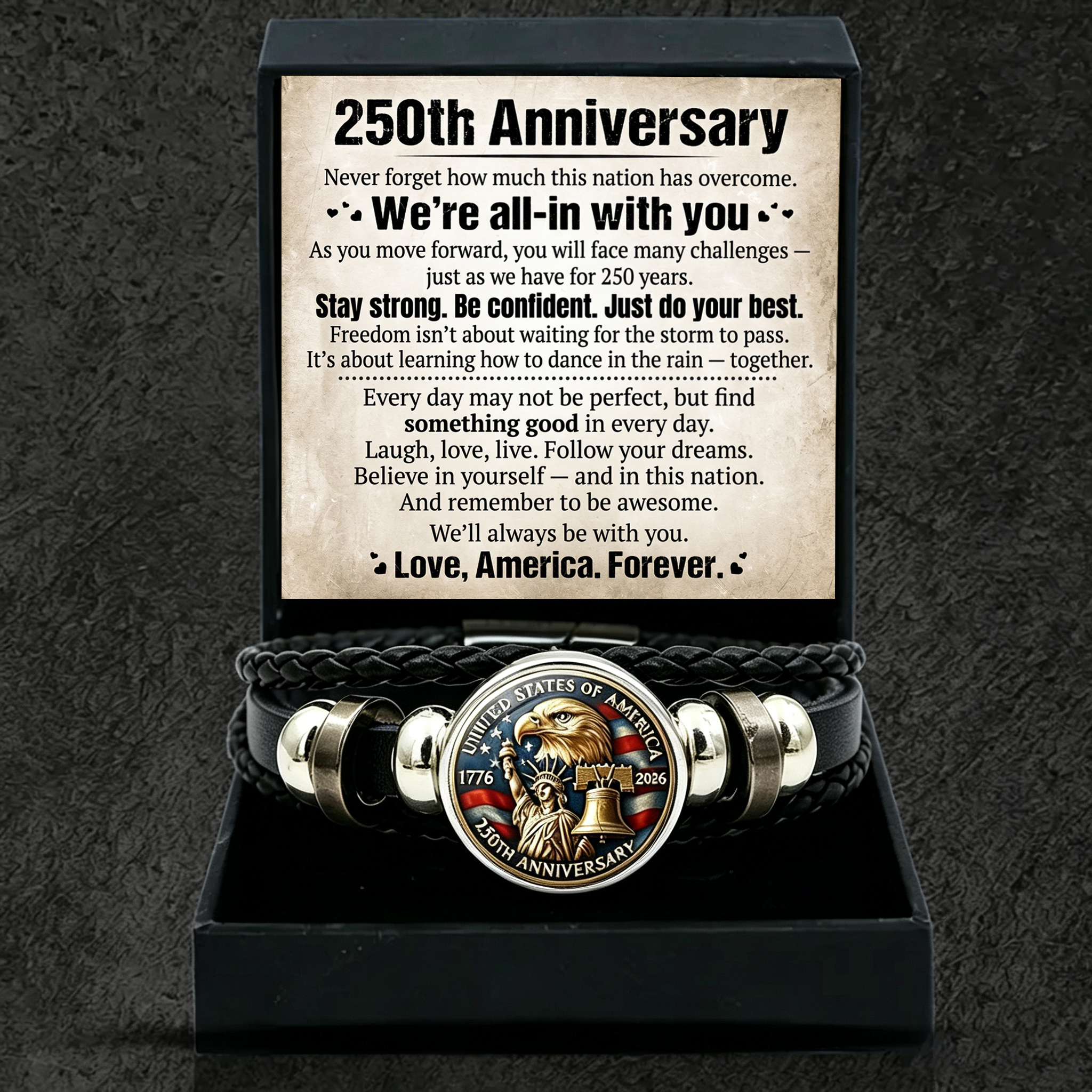 250th Anniversary Freedom Bracelet