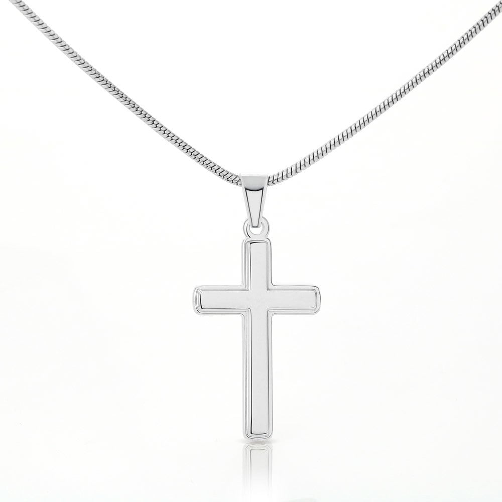Last Day 75% OFF - To My Grandson - Never Lose Faith Cross Necklace