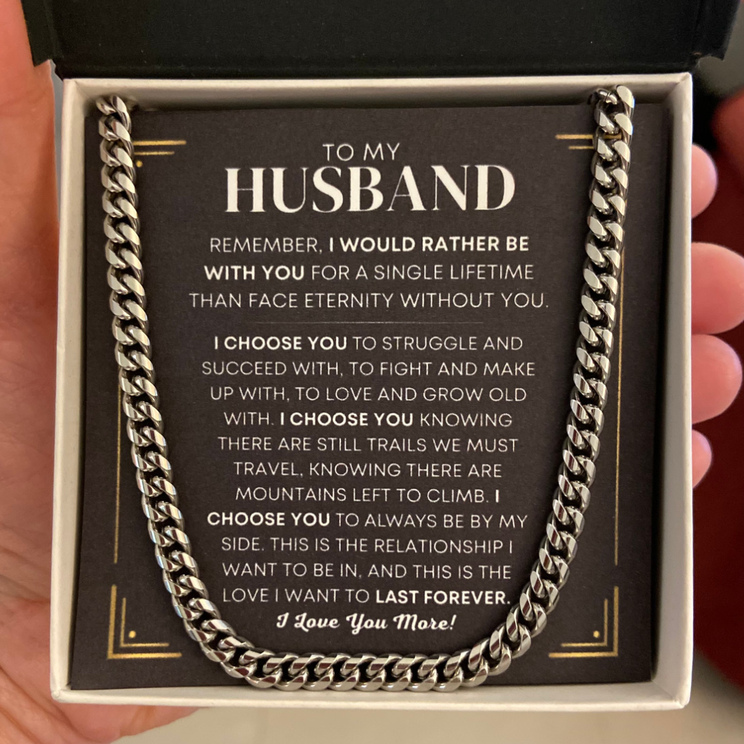 [ALMOST SOLD OUT] Gift For Husband - Cuban Link Chain