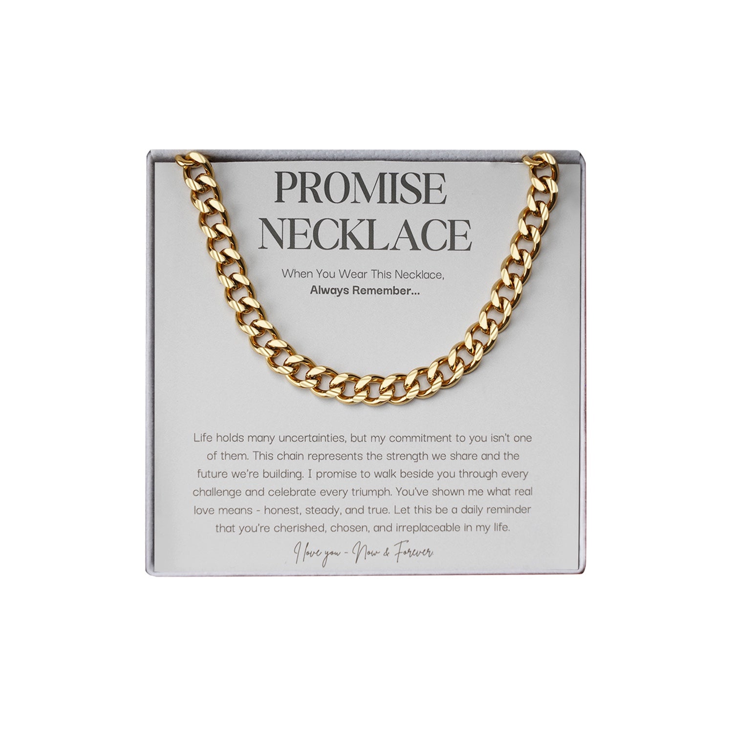 Sterling Silver Promise Necklace