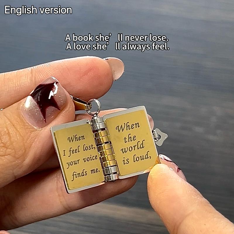 My Hero Book Necklace