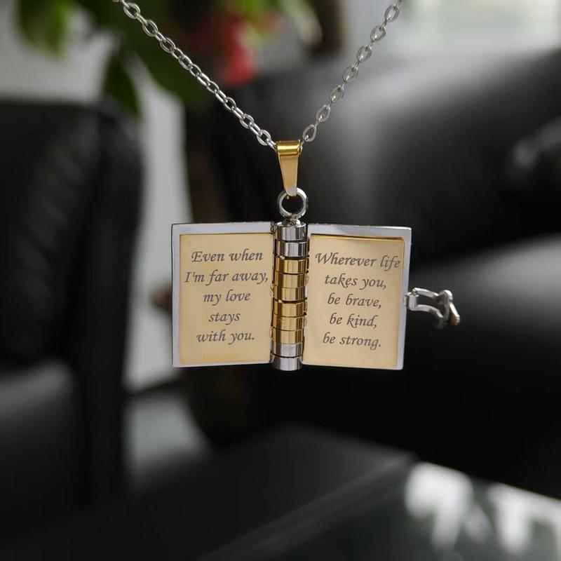 Book Necklace for grandson