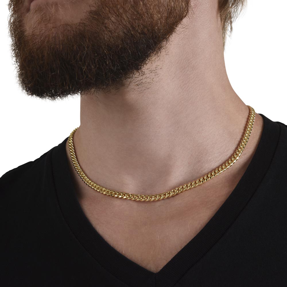 No Storm, No Strength | Never Forget How Much I Love You | Cuban Link Chain