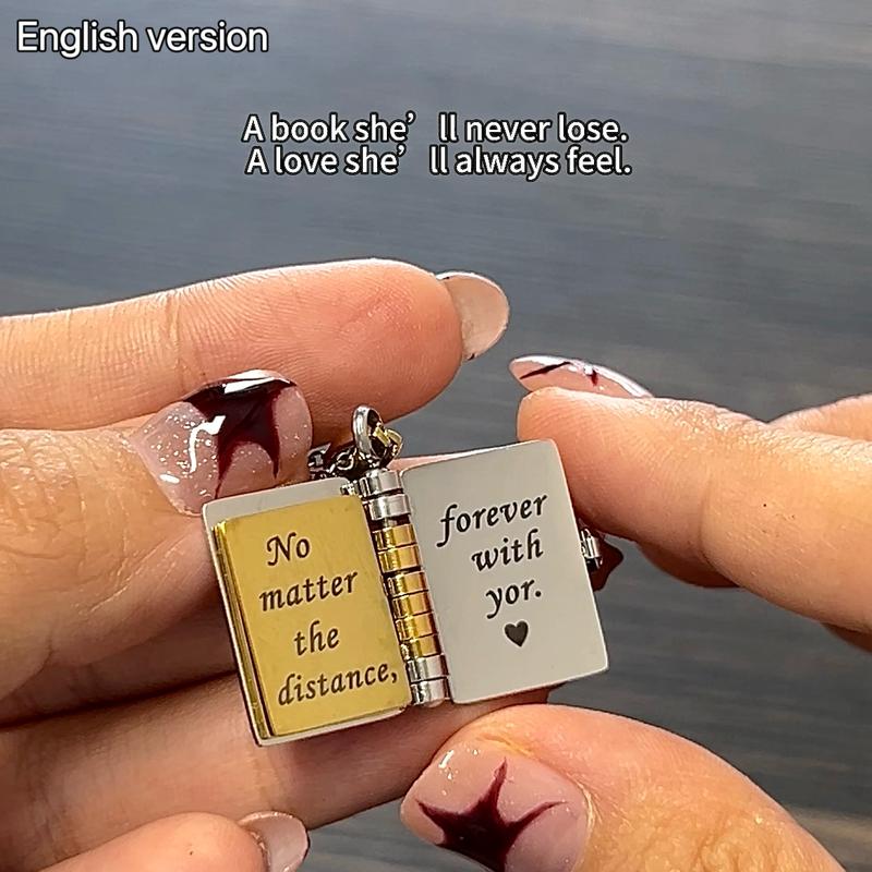 My Hero Book Necklace