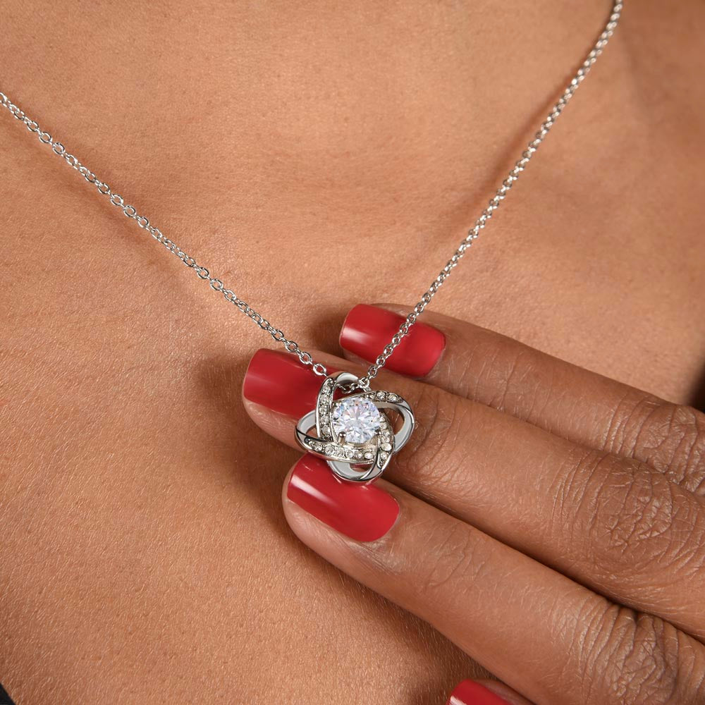 To My Mum - Your Little Boy - Knot Necklace