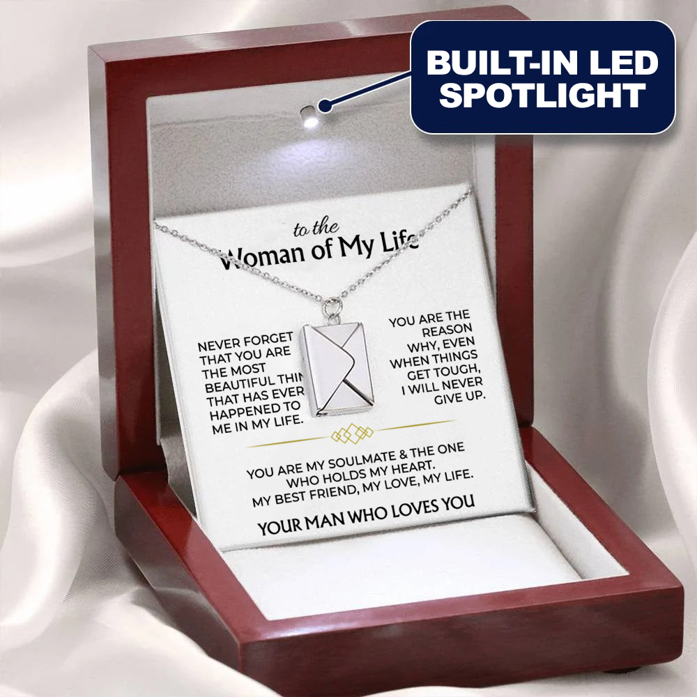 Woman of my Life - Love Letter Necklace