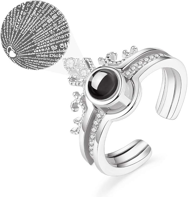 100 LANGUAGES "I LOVE YOU" RING, Necklace,Bracelets