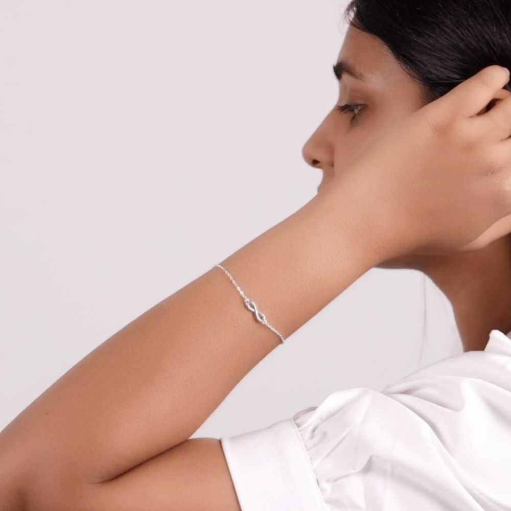 Infinity Name Bracelet for Wife