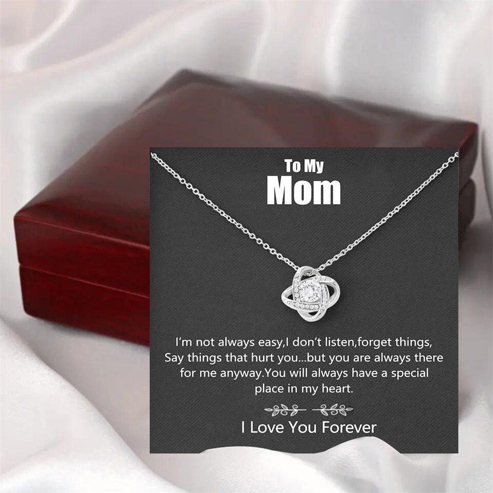 Four-Leaf Clover Necklace Hollow Light Luxury Niche Design Mother's Day Gift Clavicle Chain Light Box Set