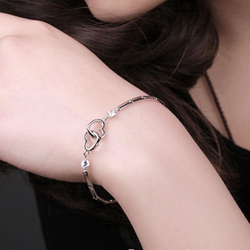Mother & Daughter Hearts Bracelet - Attracting The Eyes And Pairing Hearts | Low Stock