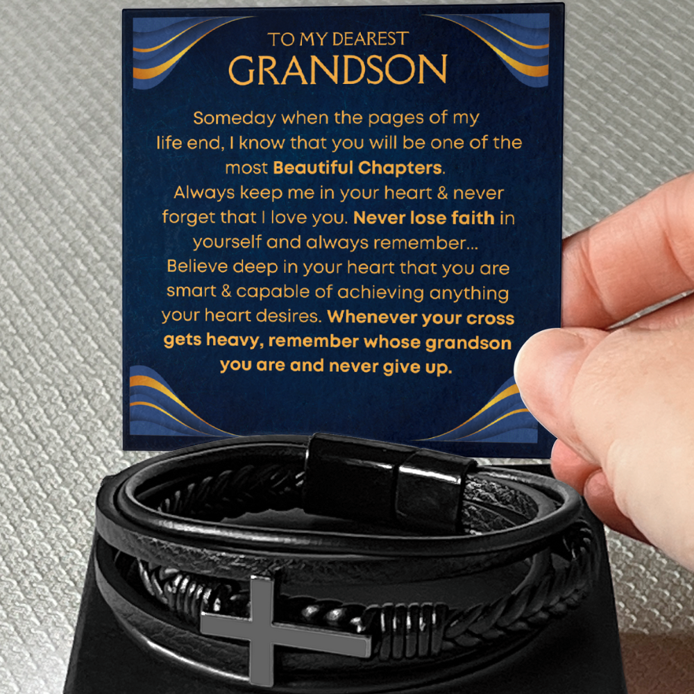 [ALMOST SOLD OUT] Grandson, Never Lose Faith - Cross Bracelet (GS35)