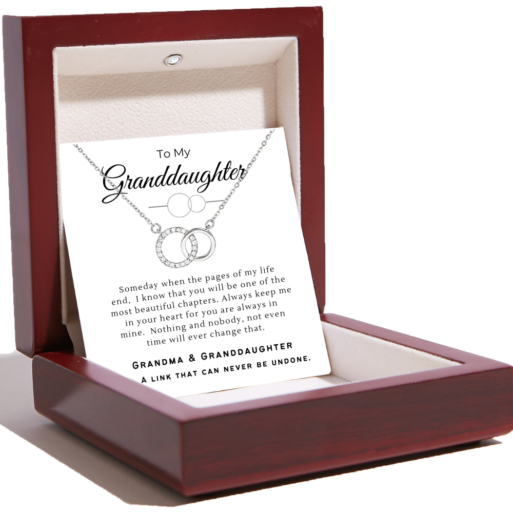 To My Granddaughter – Forever Linked Necklace