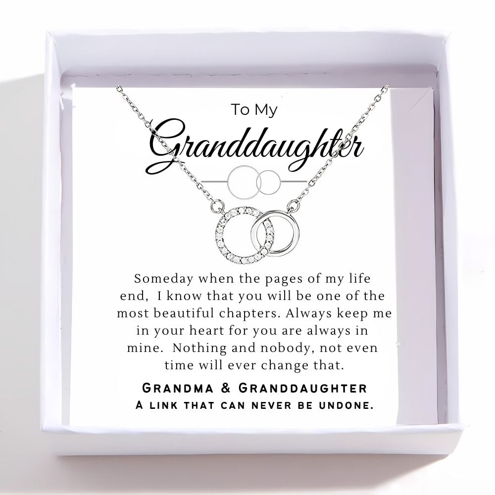 To My Granddaughter – Forever Linked Necklace
