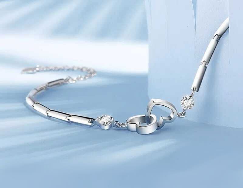 Mother & Daughter Hearts Bracelet - Attracting The Eyes And Pairing Hearts | Low Stock