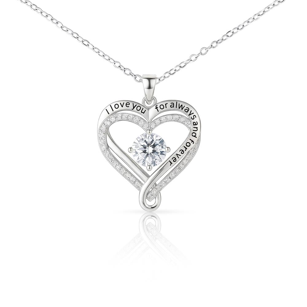 To My Bonus Daughter Love You Always Necklace.
