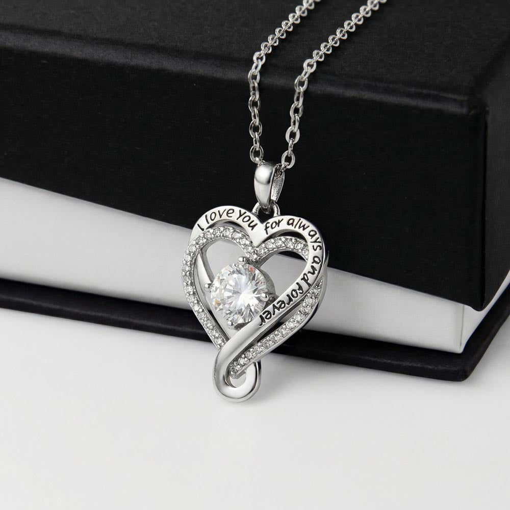 To My Bonus Daughter Love You Always Necklace.