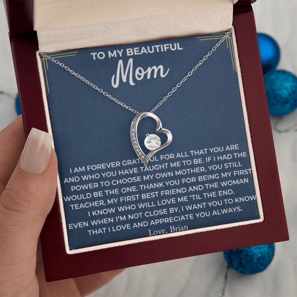 To My Mom - Forever Linked Hearts Gift Set