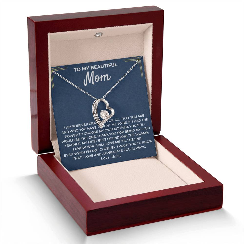 To My Mom - Forever Linked Hearts Gift Set