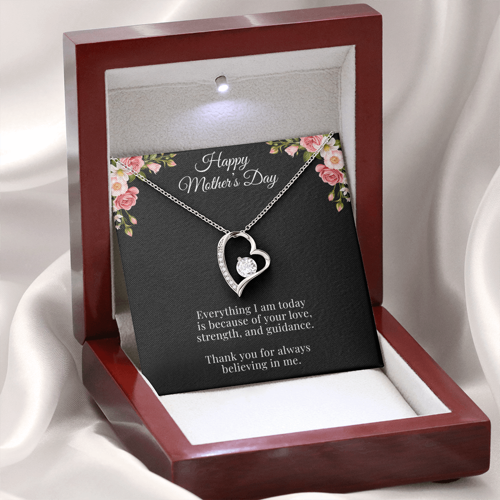 Forever Love Necklace – Emotional Mother’s Day Gift for Mom | Heart Pendant