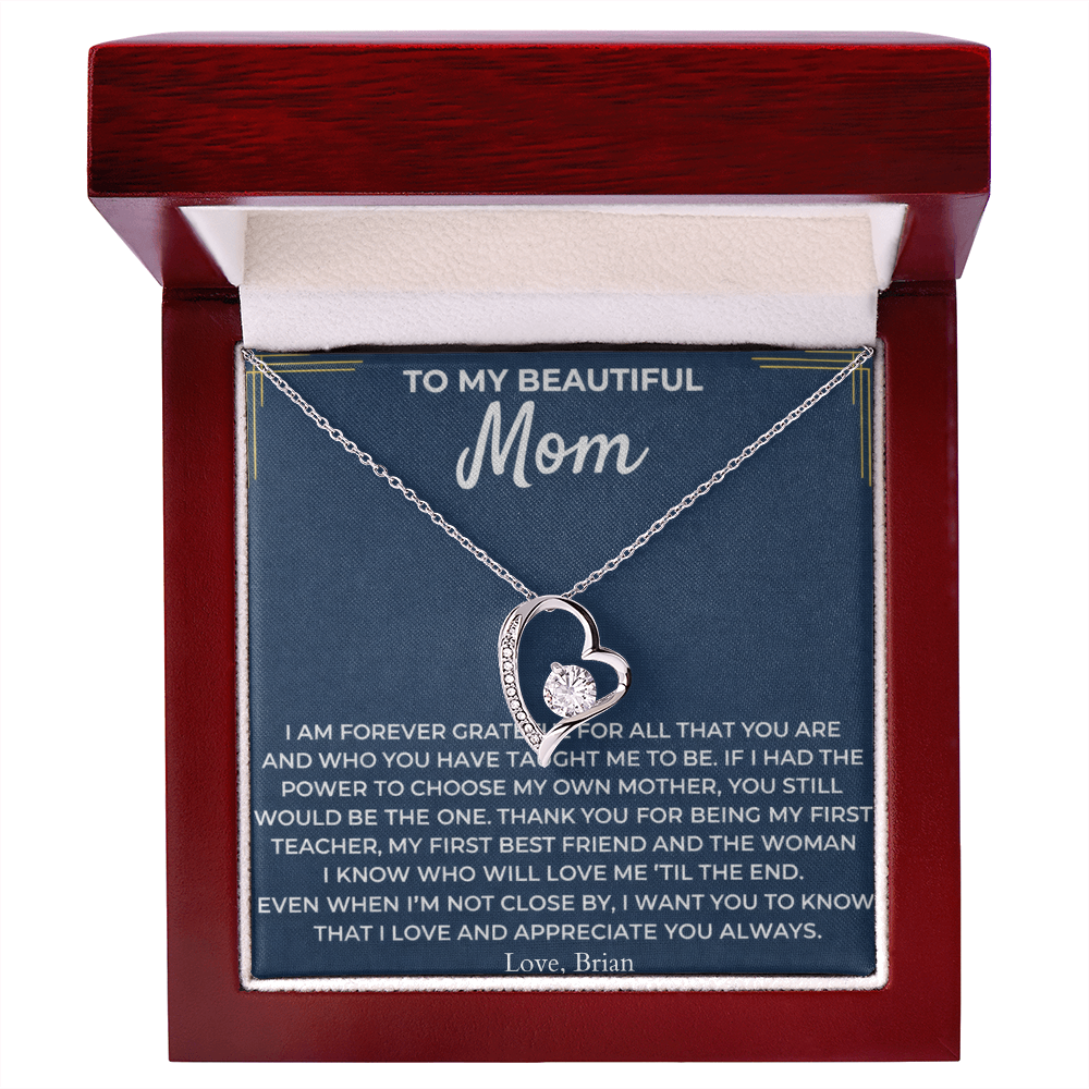 To My Mom - Forever Linked Hearts Gift Set